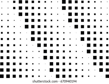 Abstract halftone dotted background. Monochrome pattern with square.  Vector modern pop art texture for posters, sites, cover, business cards, postcards, grunge art, labels layout, stickers.