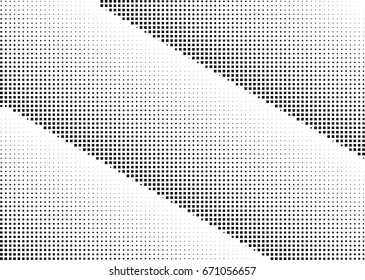 Abstract halftone dotted background. Monochrome grunge pattern with square.  Vector modern pop art texture for posters, sites, cover, business cards, postcards, grunge art, labels layout, stickers.