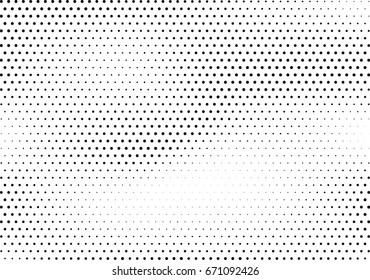 Abstract halftone dotted background. Monochrome grunge pattern with dot and circles.  Vector modern pop art texture for posters, sites, business cards, cover, postcards, labels, stickers layout.