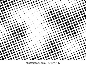 Abstract halftone dotted background. Monochrome grunge pattern with dot and circles.  Vector modern pop art texture for posters, sites, business cards, cover, postcards, labels, stickers layout.