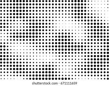 Abstract halftone dotted background. Monochrome grunge pattern with dot and circles.  Vector modern pop art texture for posters, sites, business cards, cover, postcards, labels, stickers layout.