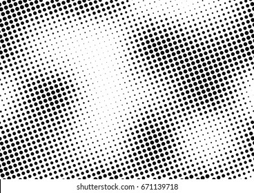Abstract halftone dotted background. Monochrome grunge pattern with dot and circles.  Vector modern pop art texture for posters, sites, business cards, cover, postcards, labels, stickers layout.