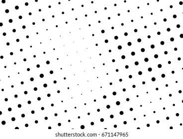 Abstract halftone dotted background. Monochrome grunge pattern with dot and circles.  Vector modern pop art texture for posters, sites, business cards, cover, postcards, labels, stickers layout.
