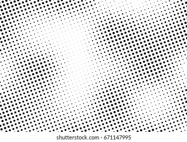Abstract halftone dotted background. Monochrome grunge pattern with dot and circles.  Vector modern pop art texture for posters, sites, business cards, cover, postcards, labels, stickers layout.