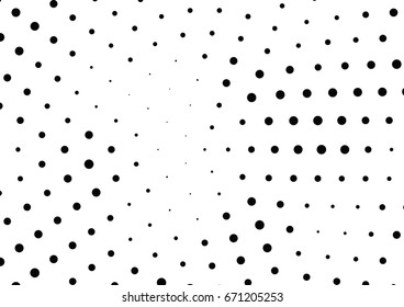 Abstract halftone dotted background. Monochrome grunge pattern with dot and circles.  Vector modern pop art texture for posters, sites, business cards, cover, postcards, labels, stickers layout.