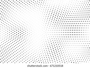 Abstract halftone dotted background. Monochrome grunge pattern with dot and circles.  Vector modern pop art texture for posters, sites, business cards, cover, postcards, labels, stickers layout.