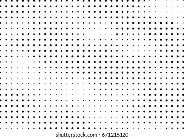 Abstract halftone dotted background. Monochrome grunge pattern with dot and circles.  Vector modern pop art texture for posters, sites, business cards, cover, postcards, labels, stickers layout.