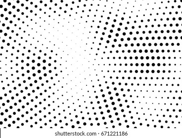 Abstract halftone dotted background. Monochrome grunge pattern with dot and circles.  Vector modern pop art texture for posters, sites, business cards, cover, postcards, labels, stickers layout.