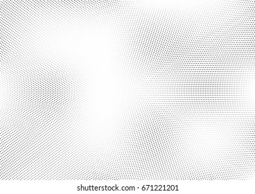 Abstract halftone dotted background. Monochrome grunge pattern with dot and circles.  Vector modern pop art texture for posters, sites, business cards, cover, postcards, labels, stickers layout.