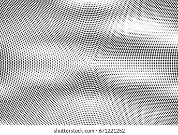 Abstract halftone dotted background. Monochrome grunge pattern with dot and circles.  Vector modern pop art texture for posters, sites, business cards, cover, postcards, labels, stickers layout.
