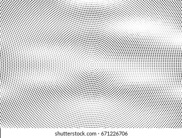 Abstract halftone dotted background. Monochrome grunge pattern with dot and circles.  Vector modern pop art texture for posters, sites, business cards, cover, postcards, labels, stickers layout.