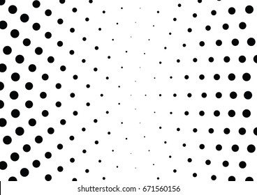 Abstract halftone dotted background. Monochrome grunge pattern with dot and circles.  Vector modern pop art texture for posters, sites, business cards, cover, postcards, labels, stickers layout.