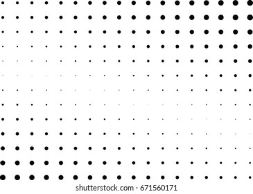 Abstract halftone dotted background. Monochrome grunge pattern with dot and circles.  Vector modern pop art texture for posters, sites, business cards, cover, postcards, labels, stickers layout.