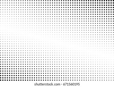 Abstract halftone dotted background. Monochrome grunge pattern with dot and circles.  Vector modern pop art texture for posters, sites, business cards, cover, postcards, labels, stickers layout.