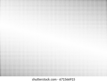 Abstract halftone dotted background. Monochrome grunge pattern with dot and circles.  Vector modern pop art texture for posters, sites, business cards, cover, postcards, labels, stickers layout.