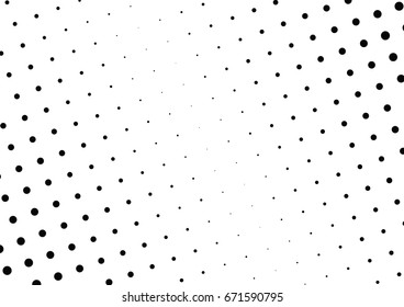 Abstract halftone dotted background. Monochrome grunge pattern with dot and circles.  Vector modern pop art texture for posters, sites, business cards, cover, postcards, labels, stickers layout.