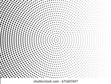 Abstract halftone dotted background. Monochrome grunge pattern with dot and circles.  Vector modern pop art texture for posters, sites, business cards, cover, postcards, labels, stickers layout.