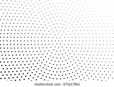 Abstract halftone dotted background. Monochrome grunge pattern with dot and circles.  Vector modern pop art texture for posters, sites, business cards, cover, postcards, labels, stickers layout.