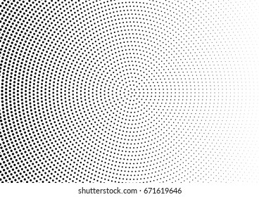 Abstract halftone dotted background. Monochrome grunge pattern with dot and circles.  Vector modern pop art texture for posters, sites, business cards, cover, postcards, labels, stickers layout.