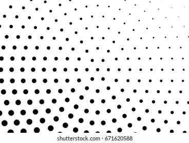 Abstract halftone dotted background. Monochrome grunge pattern with dot and circles.  Vector modern pop art texture for posters, sites, business cards, cover, postcards, labels, stickers layout.
