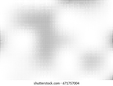 Abstract halftone dotted background. Monochrome grunge pattern with dot and circles.  Vector modern pop art texture for posters, sites, business cards, cover, postcards, labels, stickers layout.
