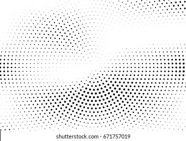Abstract halftone dotted background. Monochrome grunge pattern with dot and circles.  Vector modern pop art texture for posters, sites, business cards, cover, postcards, labels, stickers layout.