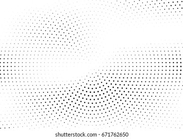 Abstract halftone dotted background. Monochrome grunge pattern with dot and circles.  Vector modern pop art texture for posters, sites, business cards, cover, postcards, labels, stickers layout.