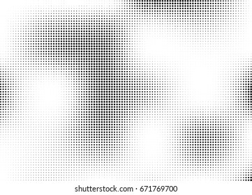 Abstract halftone dotted background. Monochrome grunge pattern with dot and circles.  Vector modern pop art texture for posters, sites, business cards, cover, postcards, labels, stickers layout.