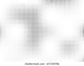 Abstract halftone dotted background. Monochrome grunge pattern with dot and circles.  Vector modern pop art texture for posters, sites, business cards, cover, postcards, labels, stickers layout.