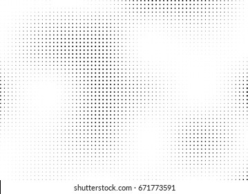 Abstract halftone dotted background. Monochrome grunge pattern with dot and circles.  Vector modern pop art texture for posters, sites, business cards, cover, postcards, labels, stickers layout