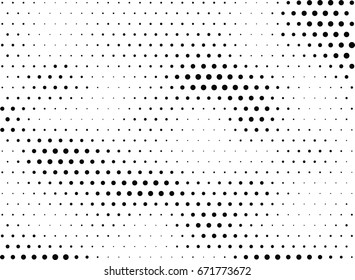 Abstract halftone dotted background. Monochrome grunge pattern with dot and circles.  Vector modern pop art texture for posters, sites, business cards, cover, postcards, labels, stickers layout.