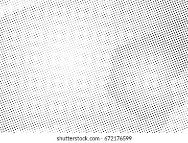 Abstract halftone dotted background. Monochrome grunge pattern with dot and circles.  Vector modern pop art texture for posters, sites, business cards, cover, postcards, labels, stickers layout.
