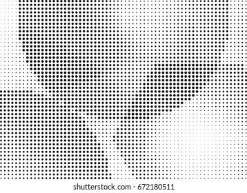 Abstract halftone dotted background. Monochrome grunge pattern with dot and circles.  Vector modern pop art texture for posters, sites, business cards, cover, postcards, labels, stickers layout.