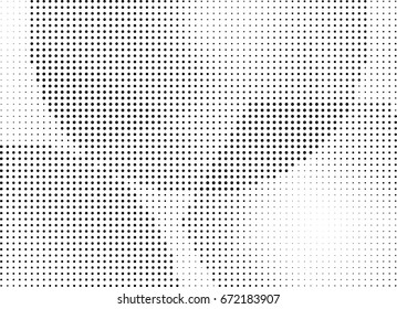 Abstract halftone dotted background. Monochrome grunge pattern with dot and circles.  Vector modern pop art texture for posters, sites, business cards, cover, postcards, labels, stickers layout.