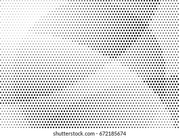 Abstract halftone dotted background. Monochrome grunge pattern with dot and circles.  Vector modern pop art texture for posters, sites, business cards, cover, postcards, labels, stickers layout.