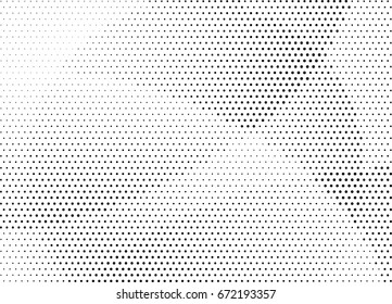 Abstract halftone dotted background. Monochrome grunge pattern with dot and circles.  Vector modern pop art texture for posters, sites, business cards, cover, postcards, labels, stickers layout.