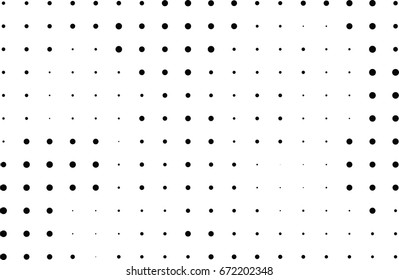 Abstract halftone dotted background. Monochrome grunge pattern with dot and circles.  Vector modern pop art texture for posters, sites, business cards, cover, postcards, labels, stickers layout.