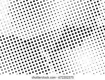 Abstract halftone dotted background. Monochrome grunge pattern with dot and circles.  Vector modern pop art texture for posters, sites, business cards, cover, postcards, labels, stickers layout.