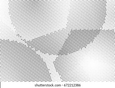 Abstract halftone dotted background. Monochrome grunge pattern with dot and circles.  Vector modern pop art texture for posters, sites, business cards, cover, postcards, labels, stickers layout.