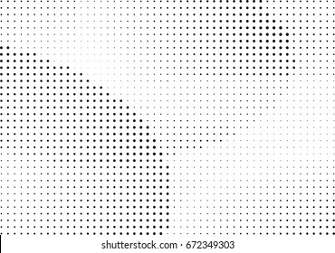 Abstract halftone dotted background. Monochrome grunge pattern with dot and circles.  Vector modern pop art texture for posters, sites, business cards, cover, postcards, labels, stickers layout.