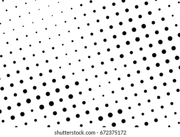 Abstract halftone dotted background. Monochrome grunge pattern with dot and circles.  Vector modern pop art texture for posters, sites, business cards, cover, postcards, labels, stickers layout.