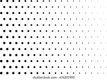 Abstract halftone dotted background. Monochrome pattern with dot and circles.  Vector modern pop art texture for posters, sites, business cards, cover postcards, interior design, labels, stickers.