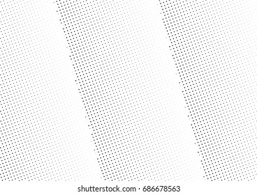 Abstract halftone dotted background. Monochrome futuristic grunge pattern, stars.  Vector modern optical pop art texture for posters, site, postcard, cover, labels, vintage sticker, mock-up layout.