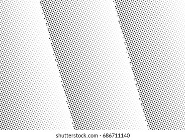Abstract halftone dotted background. Monochrome futuristic grunge pattern, stars.  Vector modern optical pop art texture for posters, site, postcard, cover, labels, vintage sticker, mock-up layout.