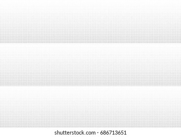 Abstract halftone dotted background. Monochrome futuristic grunge pattern, stars.  Vector modern optical pop art texture for posters, site, postcard, cover, labels, vintage sticker, mock-up layout.