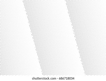Abstract halftone dotted background. Monochrome futuristic grunge pattern, stars.  Vector modern optical pop art texture for posters, site, postcard, cover, labels, vintage sticker, mock-up layout.