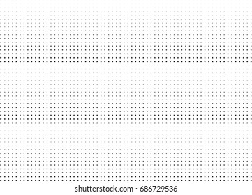 Abstract halftone dotted background. Monochrome futuristic grunge pattern, stars.  Vector modern optical pop art texture for posters, site, postcard, cover, labels, vintage sticker, mock-up layout.