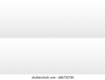 Abstract halftone dotted background. Monochrome futuristic grunge pattern, stars.  Vector modern optical pop art texture for posters, site, postcard, cover, labels, vintage sticker, mock-up layout.