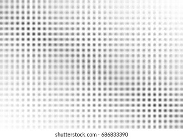 Abstract halftone dotted background. Monochrome futuristic grunge pattern, stars.  Vector modern optical pop art texture for posters, site, postcard, cover, labels, vintage sticker, mock-up layout.
