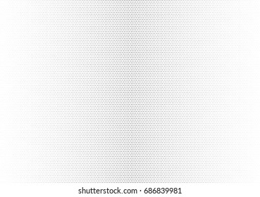 Abstract halftone dotted background. Monochrome futuristic grunge pattern, stars.  Vector modern optical pop art texture for posters, site, postcard, cover, labels, vintage sticker, mock-up layout.